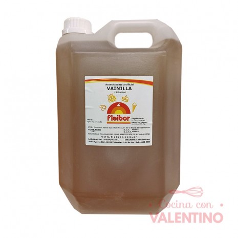 Esencia de Vainilla Sin Color Fleibor - 5Lt