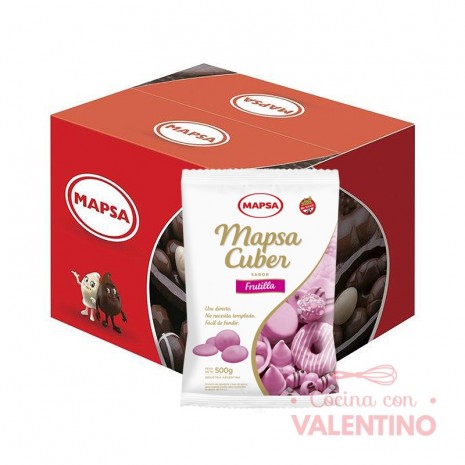 Baño de Moldeo Mapsacuber Rosa Frutilla - 500 Grs - Pack 6 Un.