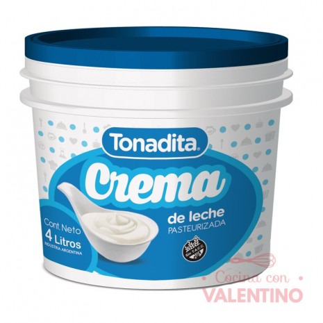 Crema de Leche Tonadita Balde - 4 Kg