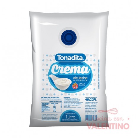 Crema de Leche Tonadita Sachet - 1Lts