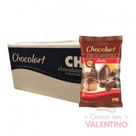 Baño de Moldeo Chocolart Leche - 1 Kg - Pack 4 Un