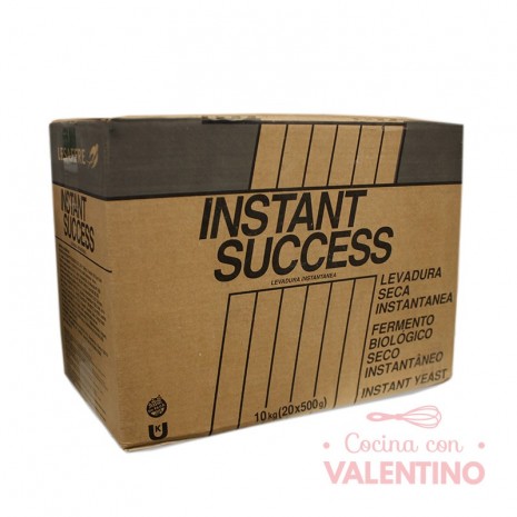 Levadura Seca Instant Success Plata - 500 Grs - Pack 20 Un