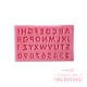 Molde Flexible Abecedario. Numeros y Signos - CM