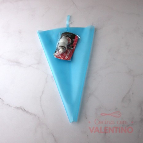 Manga Silicona + Picos - 25 Cm