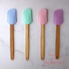 Espatula Silicona Mango Madera - CM