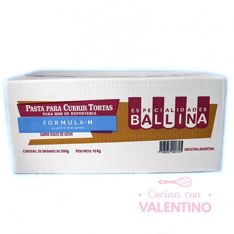 Pasta Cubretorta Ballina Formula H DDL - 500 Grs - Pack 20 Un