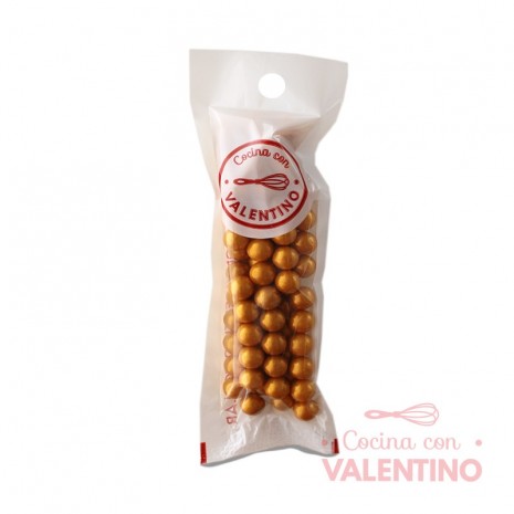 Drops Maxi Perlas Doradas - 30 Grs.