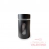 Especiero de Metal Negro con Visor