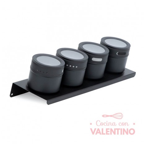 Especiero Imantado Negro - x4