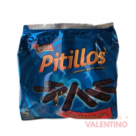 Pitillos Bañados Chocolate Urquiza - 60 Grs.