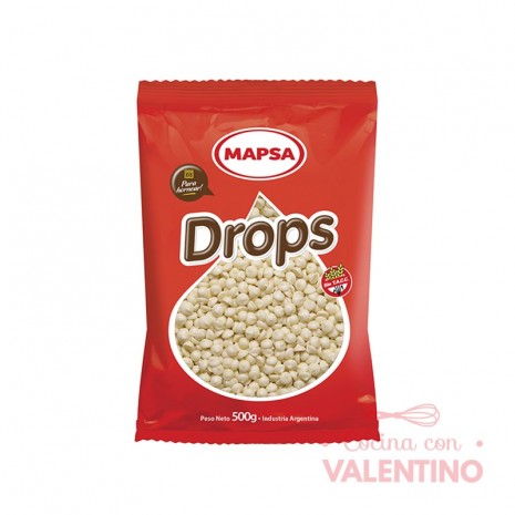 Chip Mini Gota Mapsa Drops Blanco - 500 Grs