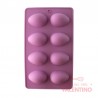 Molde Silicona Huevos Lisos x8 - CM