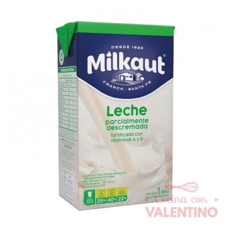 Leche UAT Descremada Larga Vida Milkaut - 1Lt.