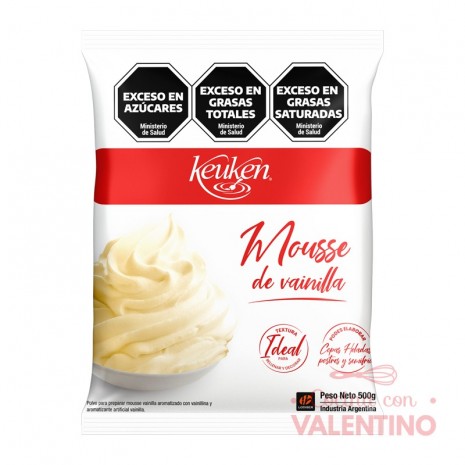 Mousse Vainilla Keuken - 500 Grs.