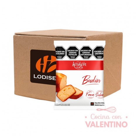 Mix Budin Keuken Vainilla - 500 Grs - Pack 12 Un