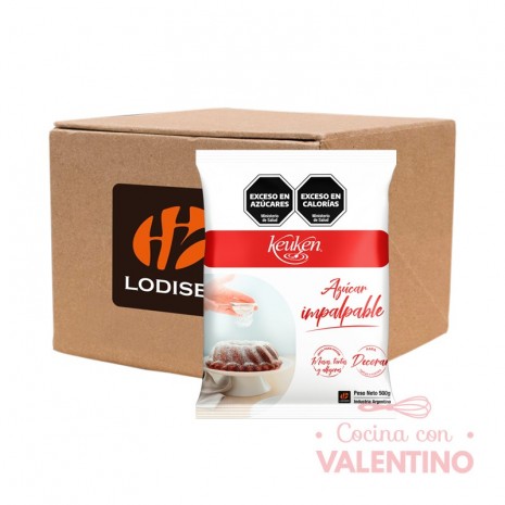 Azucar Impalpable Keuken - 500 Grs - Pack 12 Un
