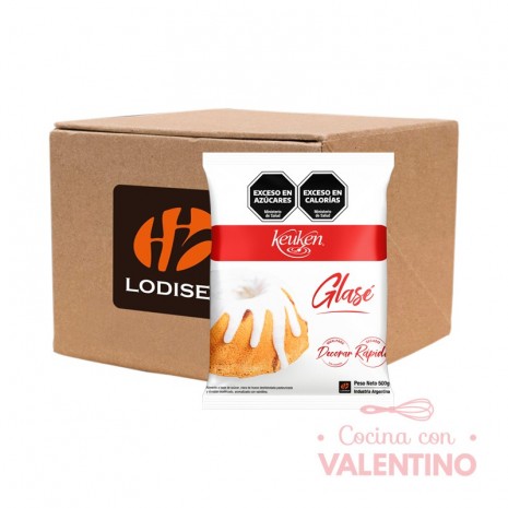 Glase en Polvo Keuken - 500 Grs - Pack 12 Un