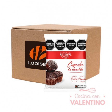 Mix Cupcake Keuken Chocolate - 500 Grs - Pack 12 Un