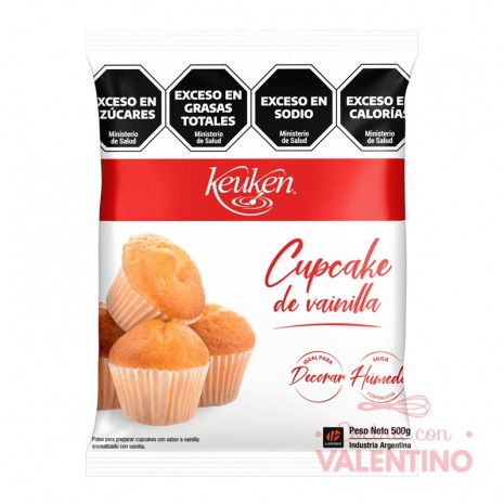 Mix Cupcake Vainilla Keuken - 500 Grs.