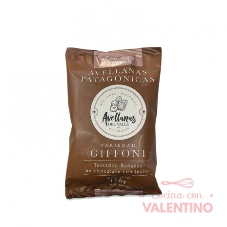 Avellana Del Valle con Chocolate con Leche - 100 Grs.