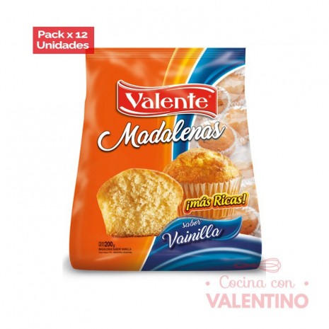 Magdalena Valente Vainilla - 200 Grs - Pack 12 Un
