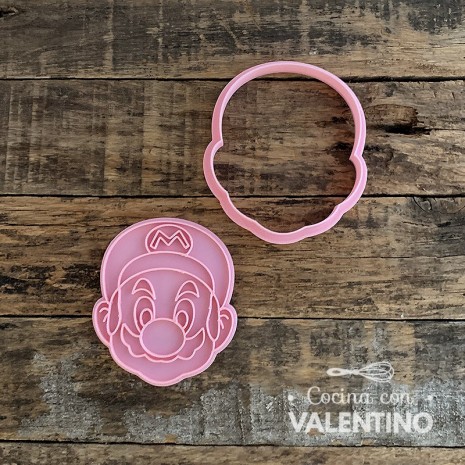 Cortante + Sello DeliPrint Mario Bross Cara