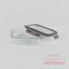 Contenedor Vidrio Rectangular 18x13 - 640 ML