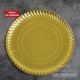 Plato Bandeja Carton Dorado - 34 Cm - 50 Un