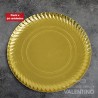 Plato Bandeja Carton Dorado - 34 Cm - 50 Un