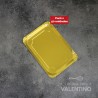 Plato Bandeja Carton Dorado - 14x21 - 50 Un