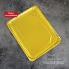Plato Bandeja Carton Dorado - 34x42 - 50 Un