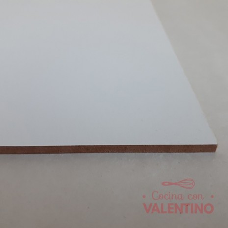 Plato MDF Rectangular 3mm - 20x30cm