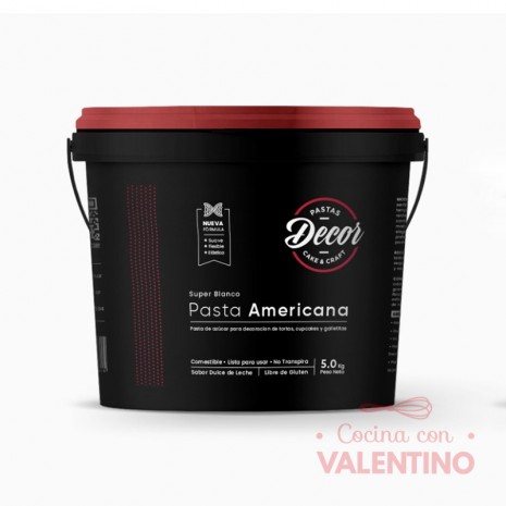 Pasta Americana Blanca Balde - 5 Kg