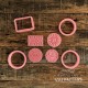 Cortante + Sello DeliPrint Set Galletas Clasicas x4