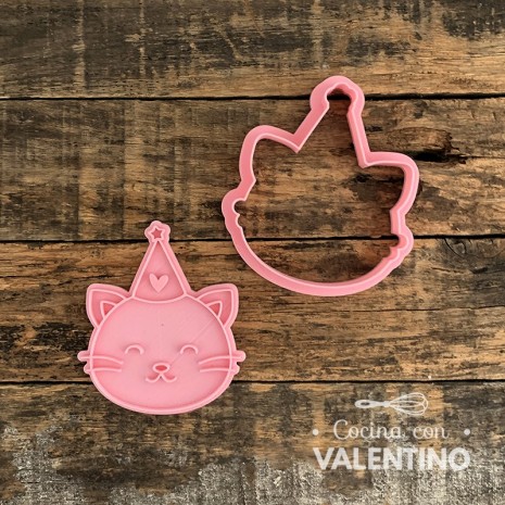 Cortante + Sello DeliPrint Gato Bonete
