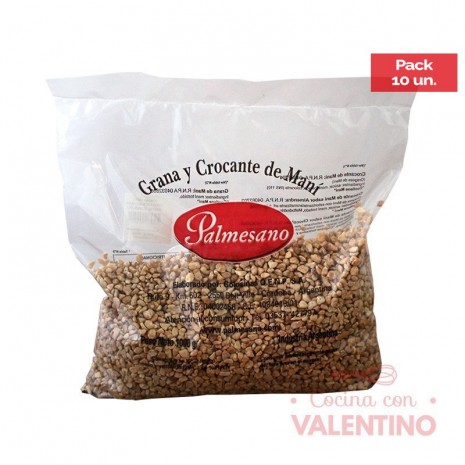 Crocante de Mani Palmesano Sabor Almendra - 1 Kg - Pack 10 Kg