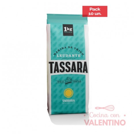 Harina Leudante Tassara - 1Kg Pack 10 Un.