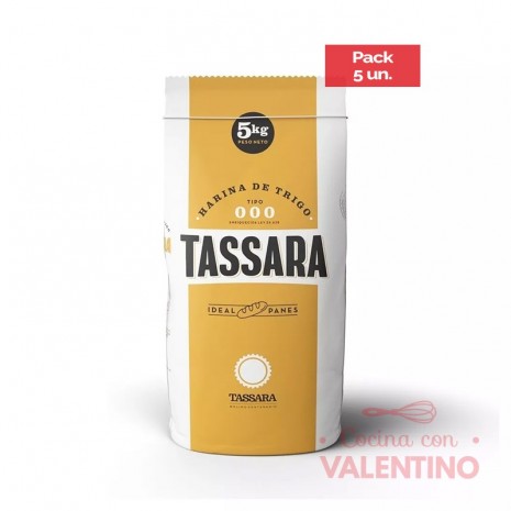 Harina 3/0 Tassara - 5Kg Pack 5 Un.