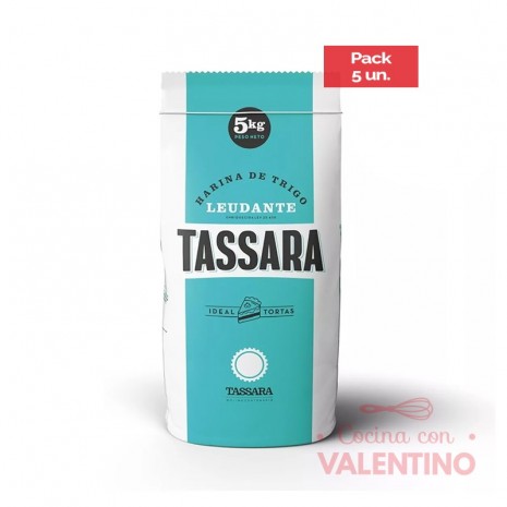 Harina Leudante Tassara - 5 Kg Pack 5 Un.