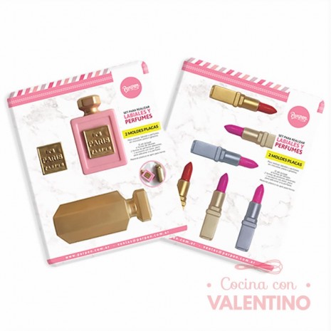 Set Placas Parpen Labiales y Perfumes