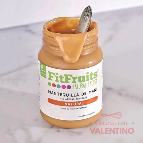 Mantequilla de Mani Natural Fit Fruits - 380grs