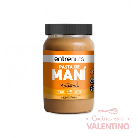 Pasta de Mani Entrenuts Natural - 370 Grs
