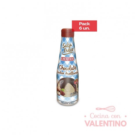 Salsa Lheritier Avellana - 500 Grs - Pack 6 Un.