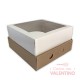 Caja Desayuno Blanca/Kraft 23x23x12