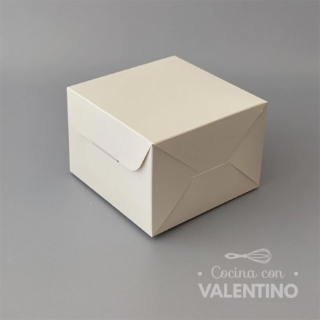 Caja Cartulina Delivery Sin Visor + Faja 14x14x10