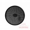 Placa Redonda Microperforada de Silicona Negra SilHome