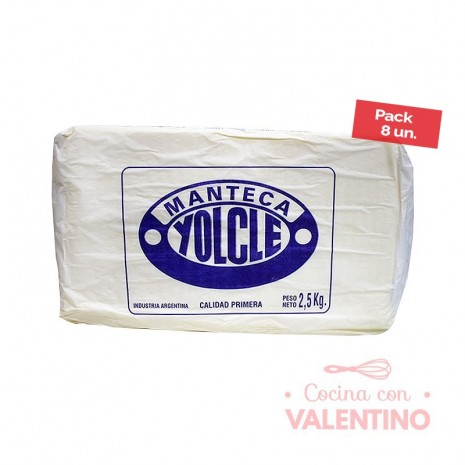 Manteca Yolcle - 2.5 Kg - Pack 8 Un