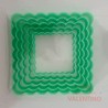Cortante Plastico Flogus Set Cuadrado con Ondas x5
