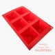Molde Silhome Silicona Muffin Piramide