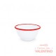 Bowl Enlozado Nonfork® Borde Rojo 14x7